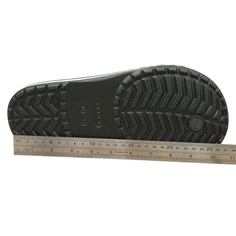 Crocs Men's Bayaband Flip Flop Sandals Size 11 Black Water Friendly Lightweight